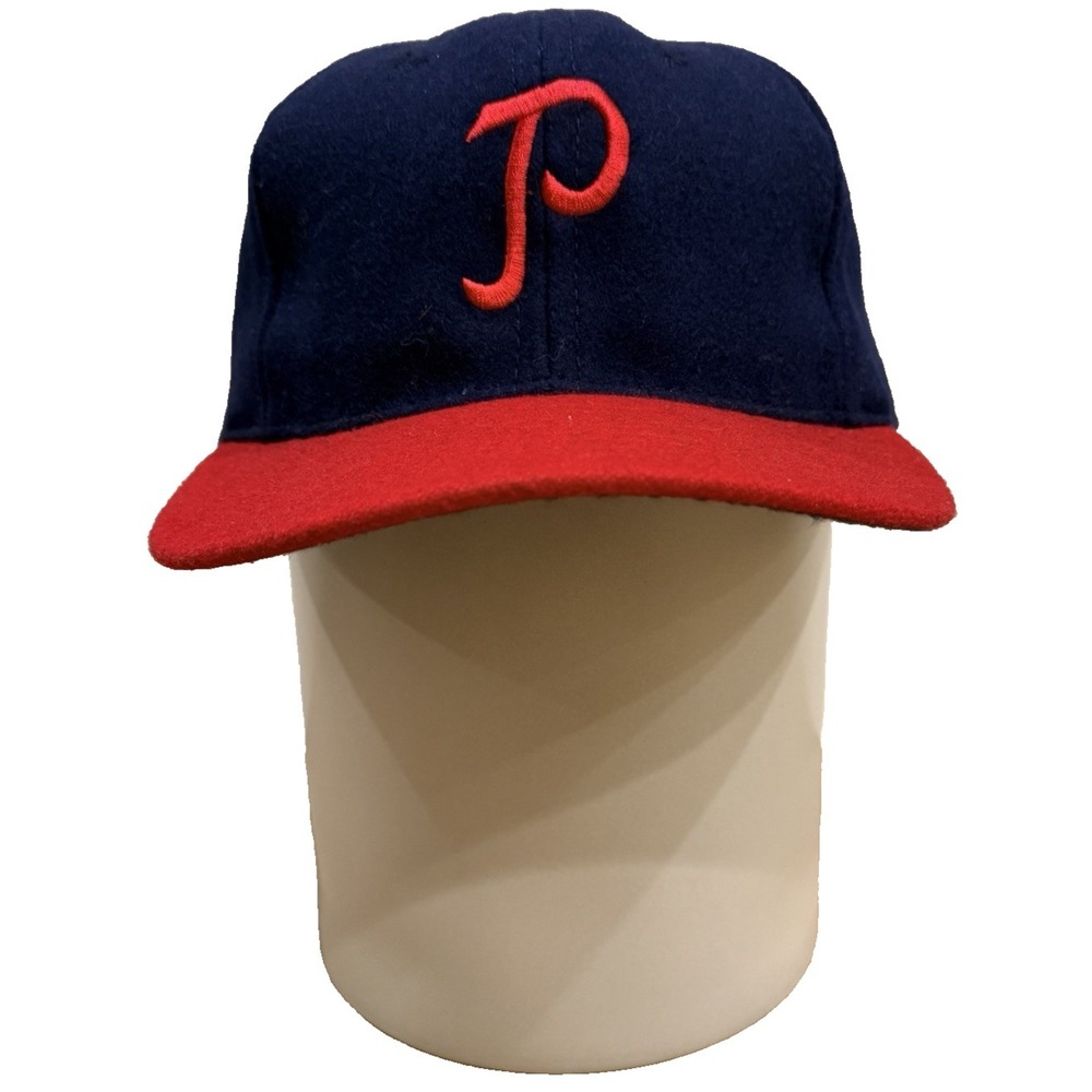Ebbets Field Flannels Portland Beavers 1957 PCL Wool Cap 7 1/8 VTG Authentic